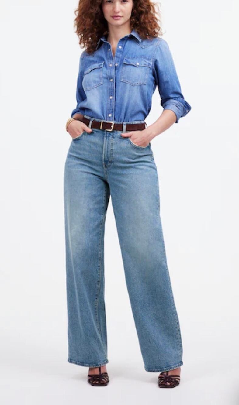 Madewell The Curvy Perfect Vintage Wide-Leg Jean